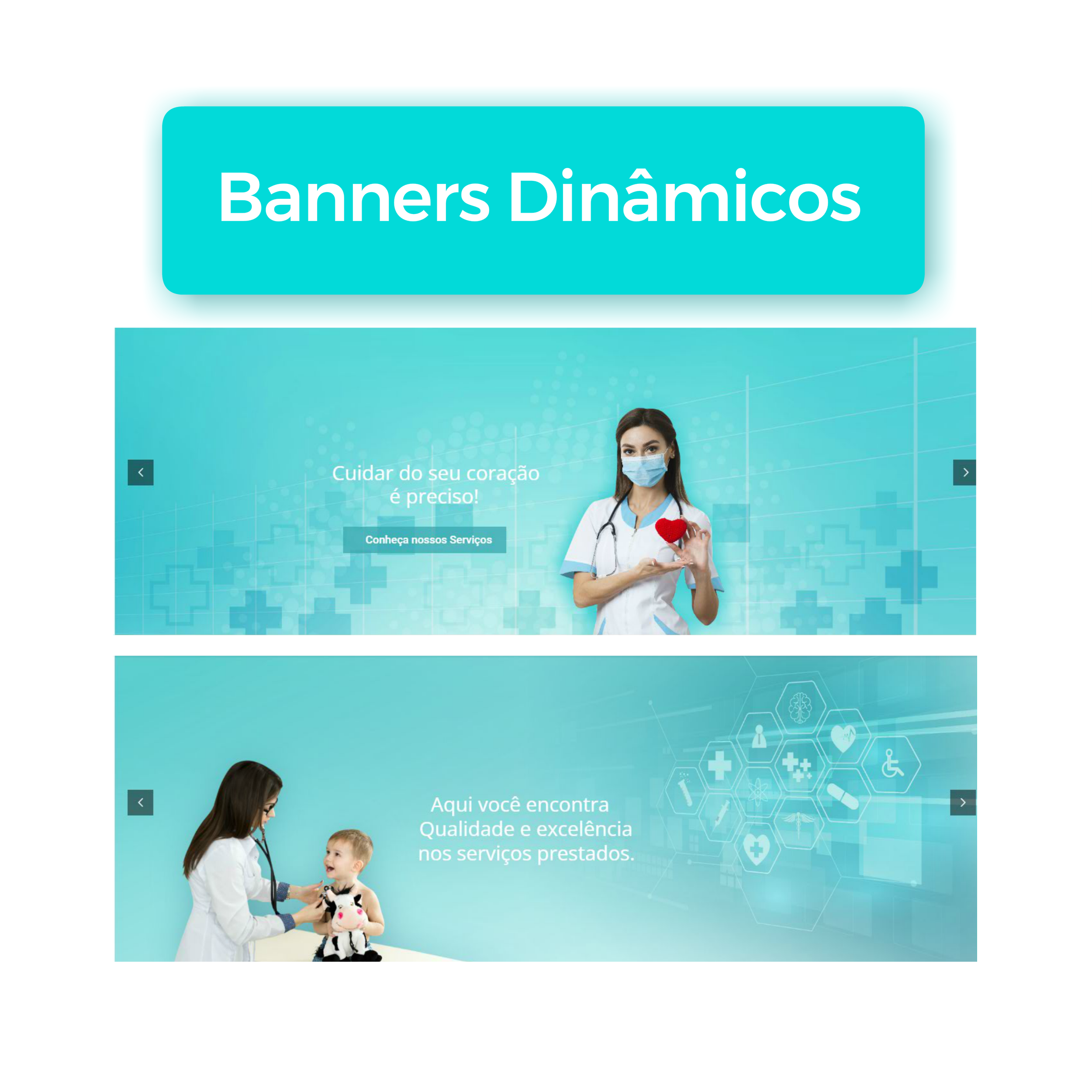 Site para Clínica Medica Blue Commerce