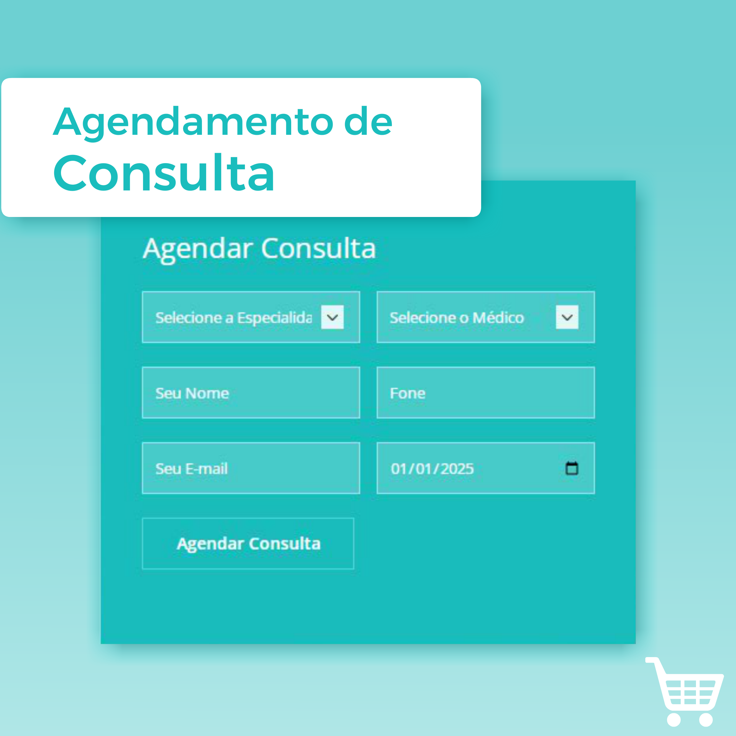 Site para Clínica Medica Blue Commerce